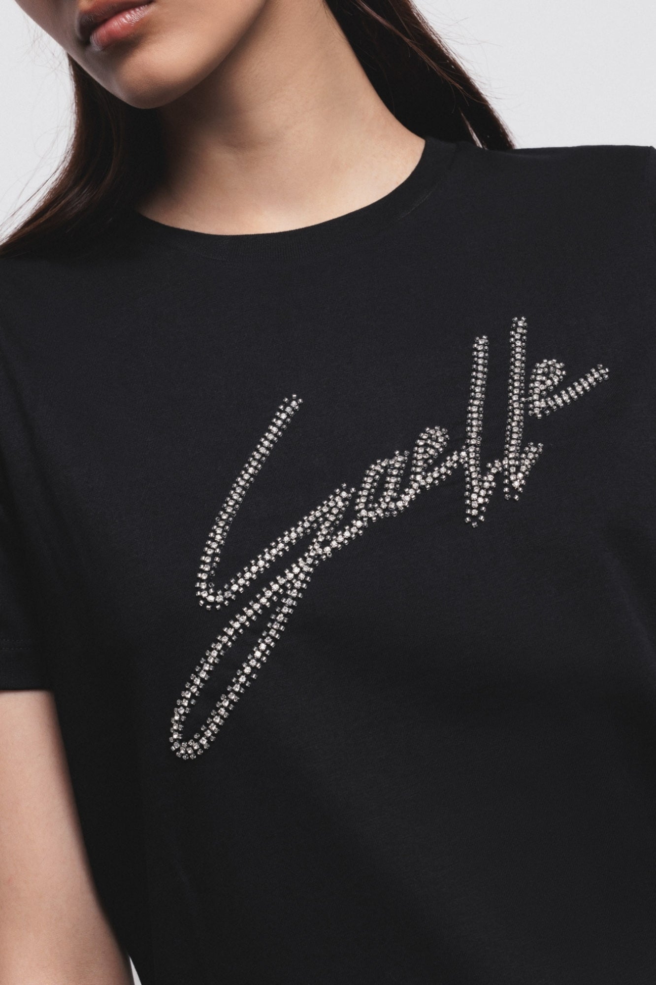 TSHIRT LOGO STRASS - GAELLE - Dantoni Shop