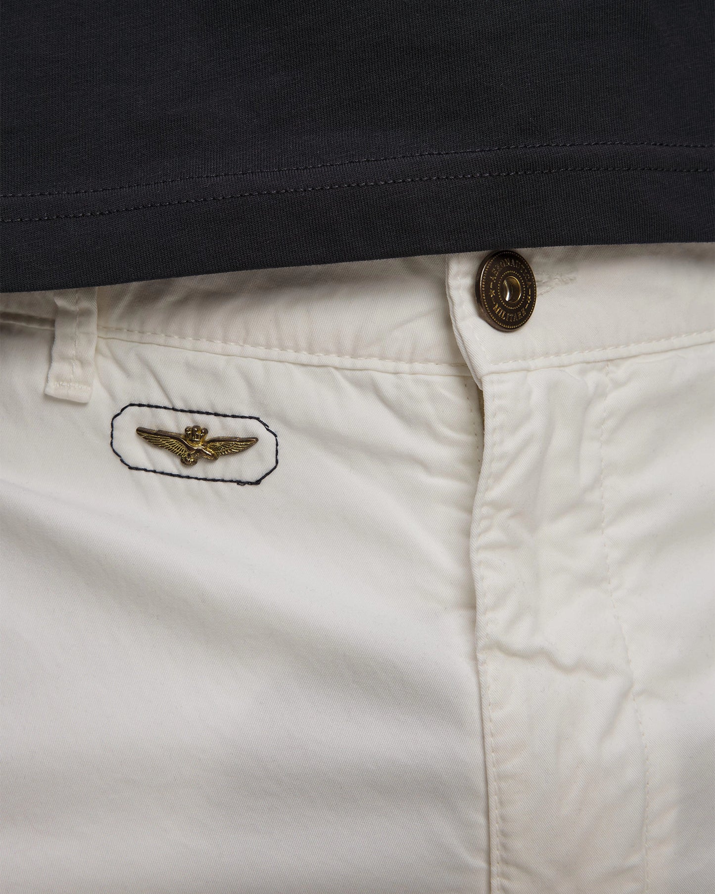 SHORTS CARGO BIANCHI DA UOMO AERONAUTICA MILITARE