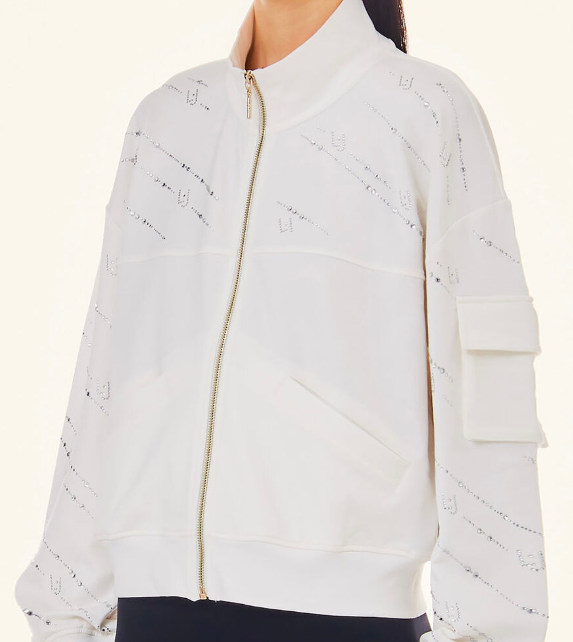 LIU JO felpa con strass donna