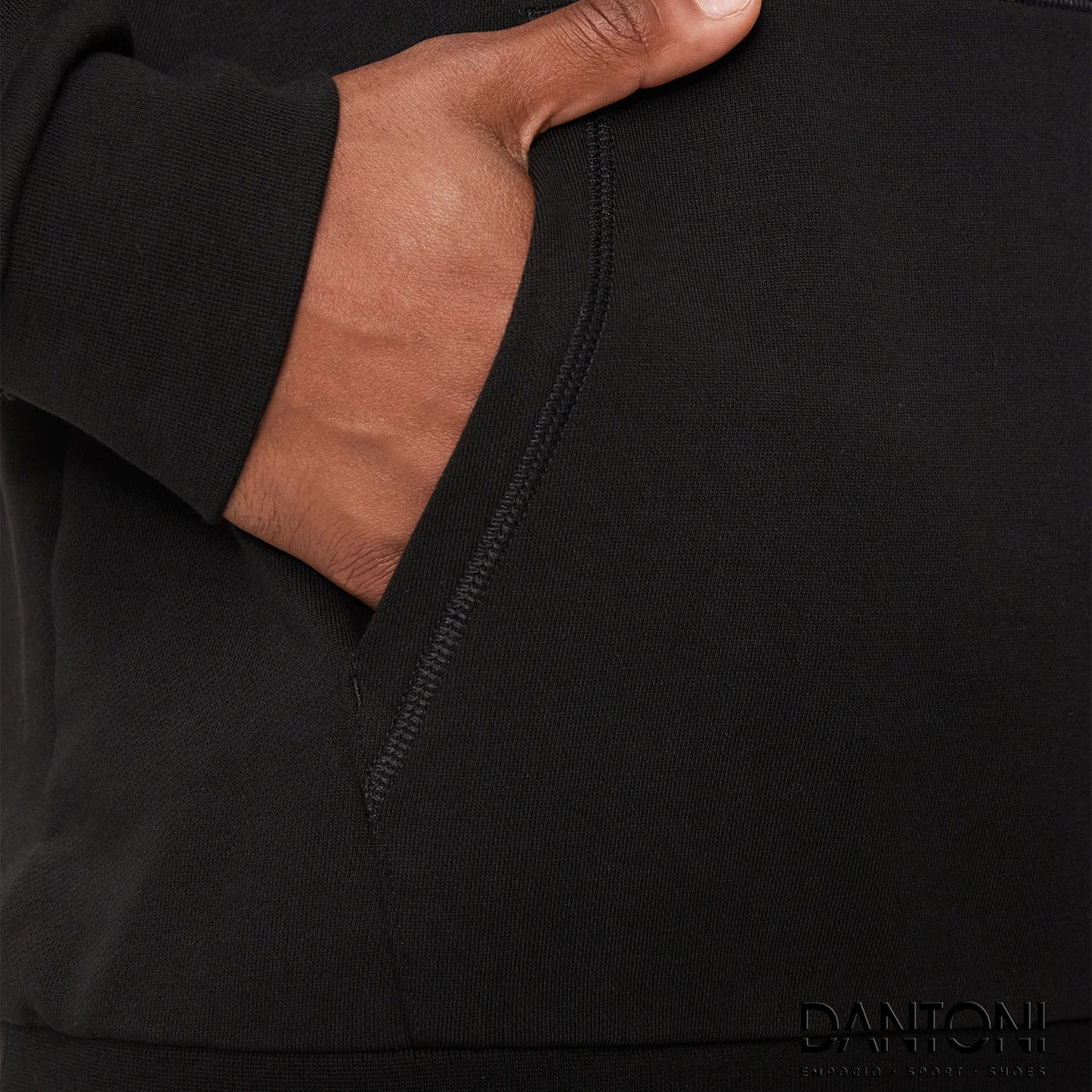 Felpa Nero Regular Fit - Dantoni Shop