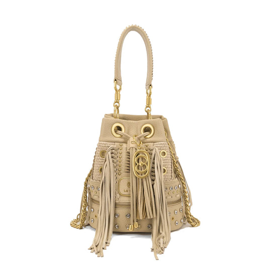 BORSA LA CARRIE A SECCHIELLO FICUS NATURAL