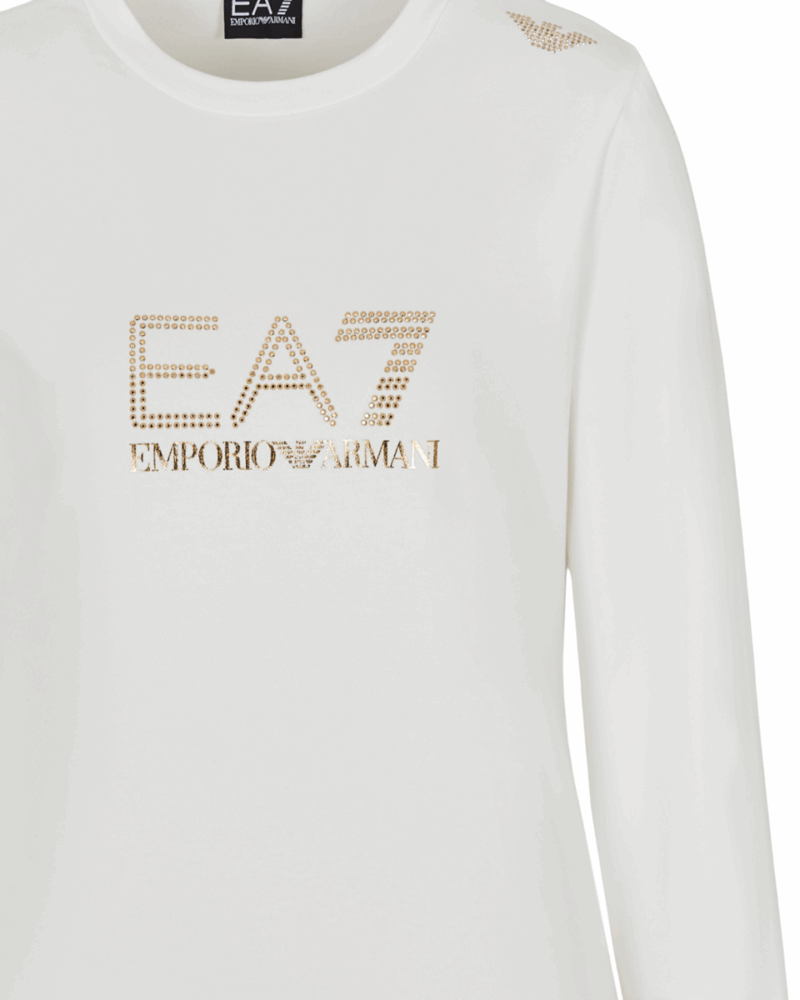 FELPA ARMANI EA7 GIROCOLLO DA DONNA