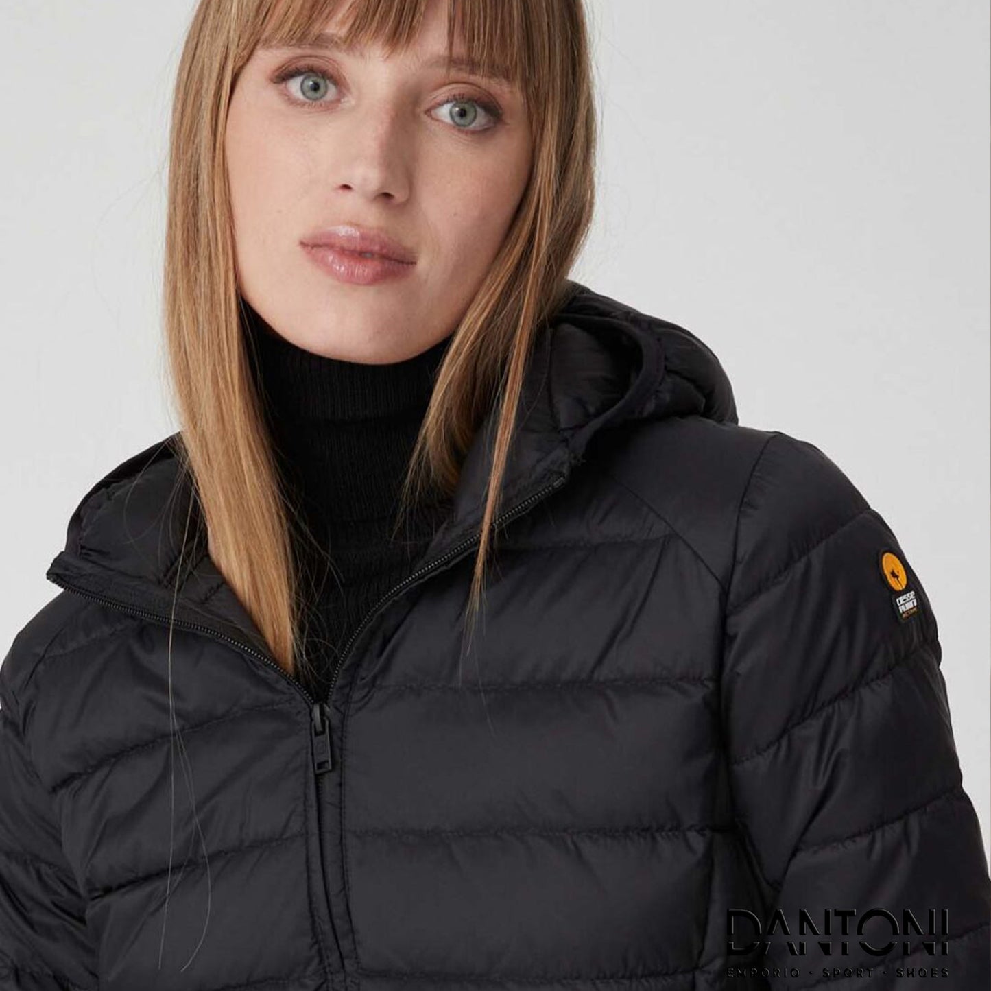 FLORA 3.0 – Piumino nero corto trapuntato - Dantoni Shop