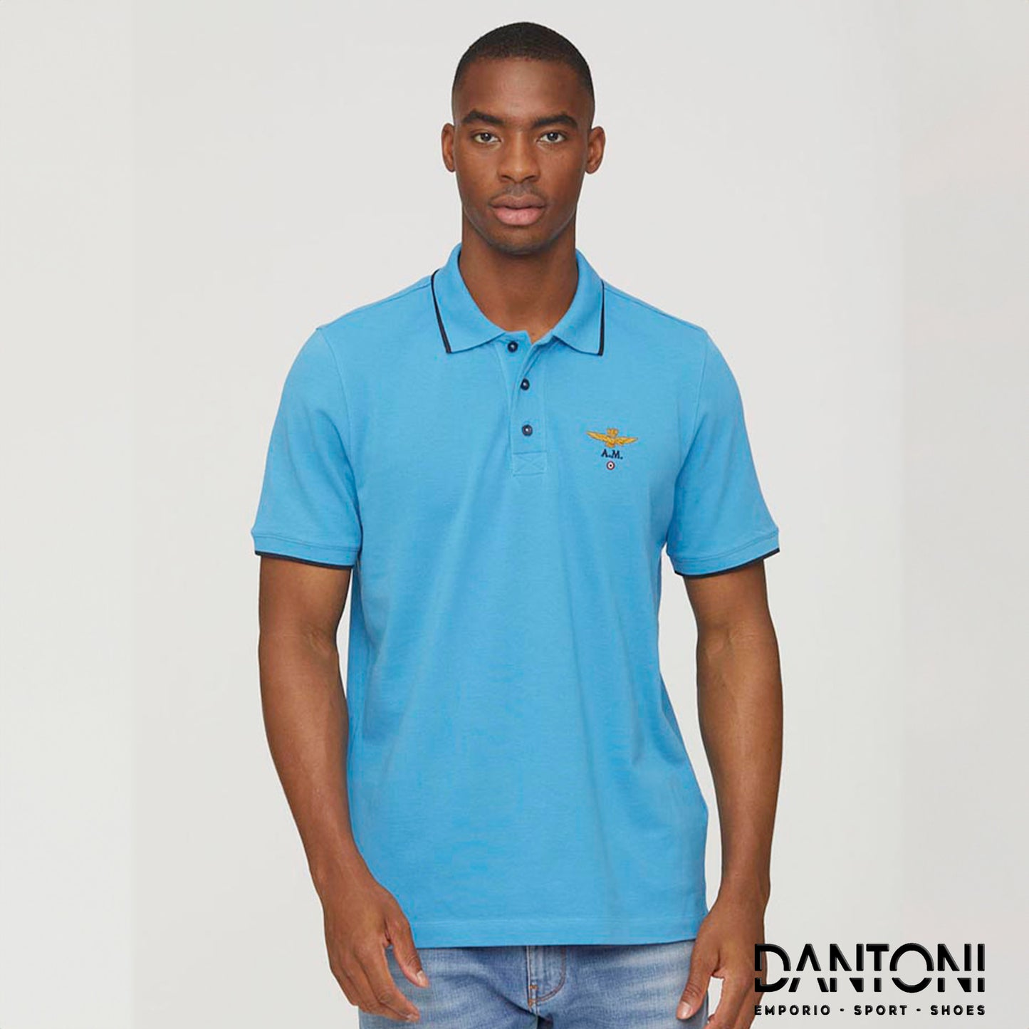 Polo basica in cotone a manica corta - Dantoni Shop