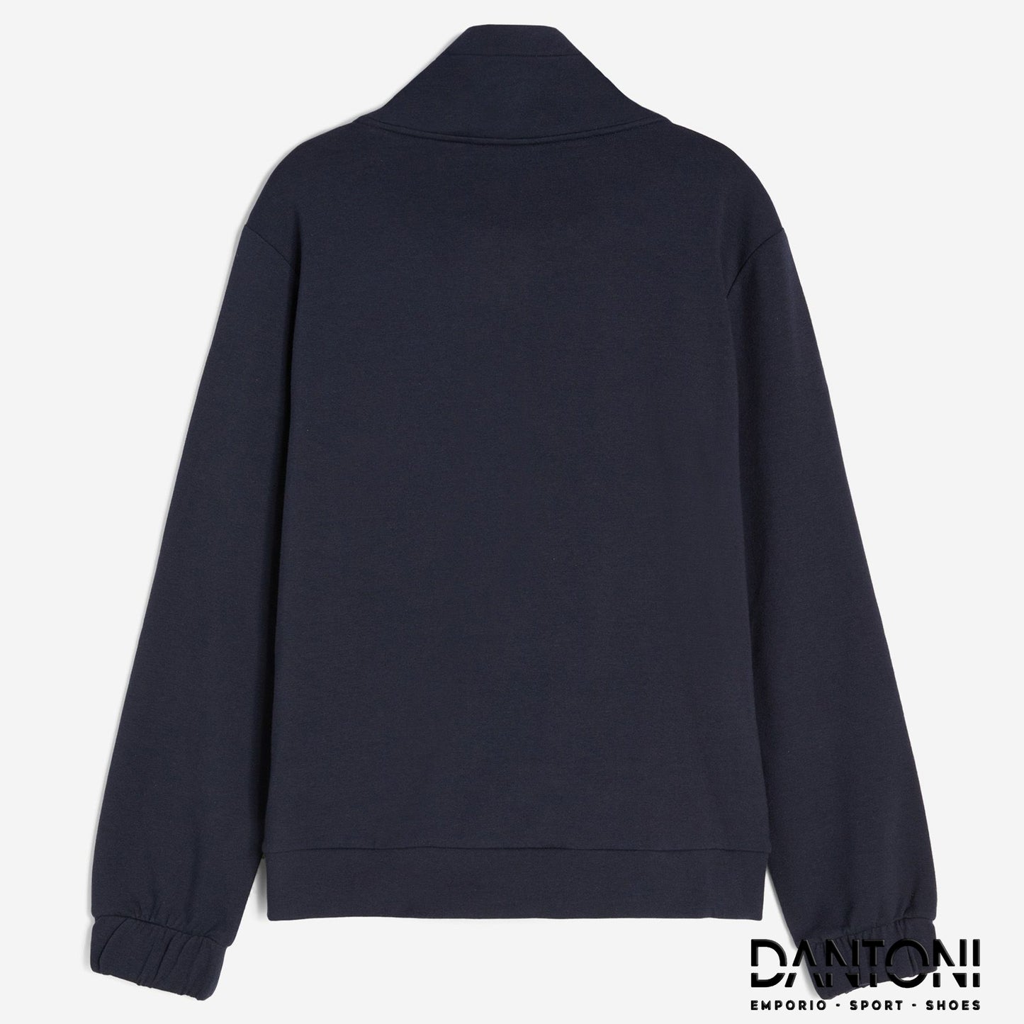 Felpa donna in french terry modal con collo alto e zip - Dantoni Shop