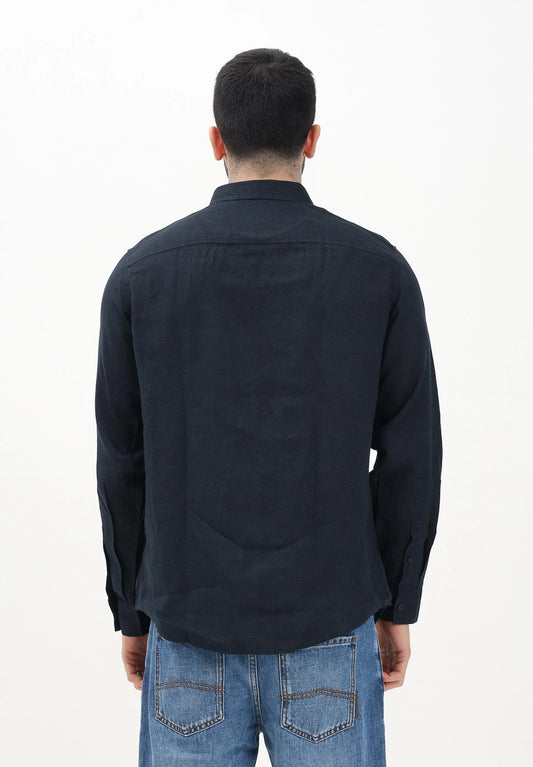 CAMICIA ARMANI EXCHANGE LINO BLUE