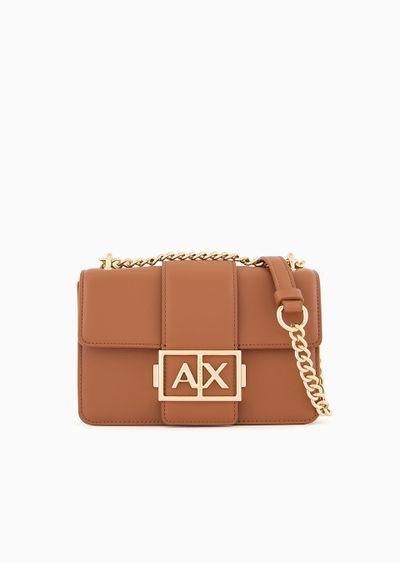 ASV Small Logo Shoulder Bag with Chain Strap