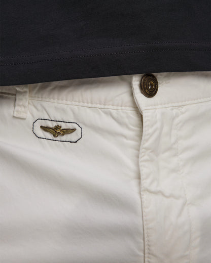 SHORTS CARGO BIANCHI DA UOMO AERONAUTICA MILITARE - Dantoni Shop