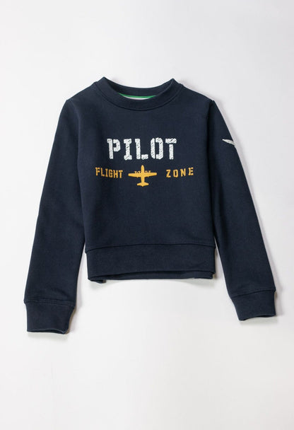 FELPA GIROCOLLO AERONAUTICA PER BAMBINO - Dantoni Shop