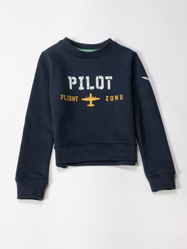 FELPA GIROCOLLO AERONAUTICA PER BAMBINO