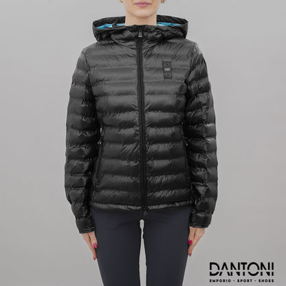 PIUMINO DONNA BLAUER CON CAPPUCCIO MOD NERO - Dantoni Shop