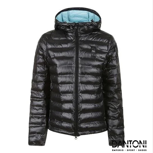 PIUMINO DONNA BLAUER CON CAPPUCCIO MOD NERO - Dantoni Shop