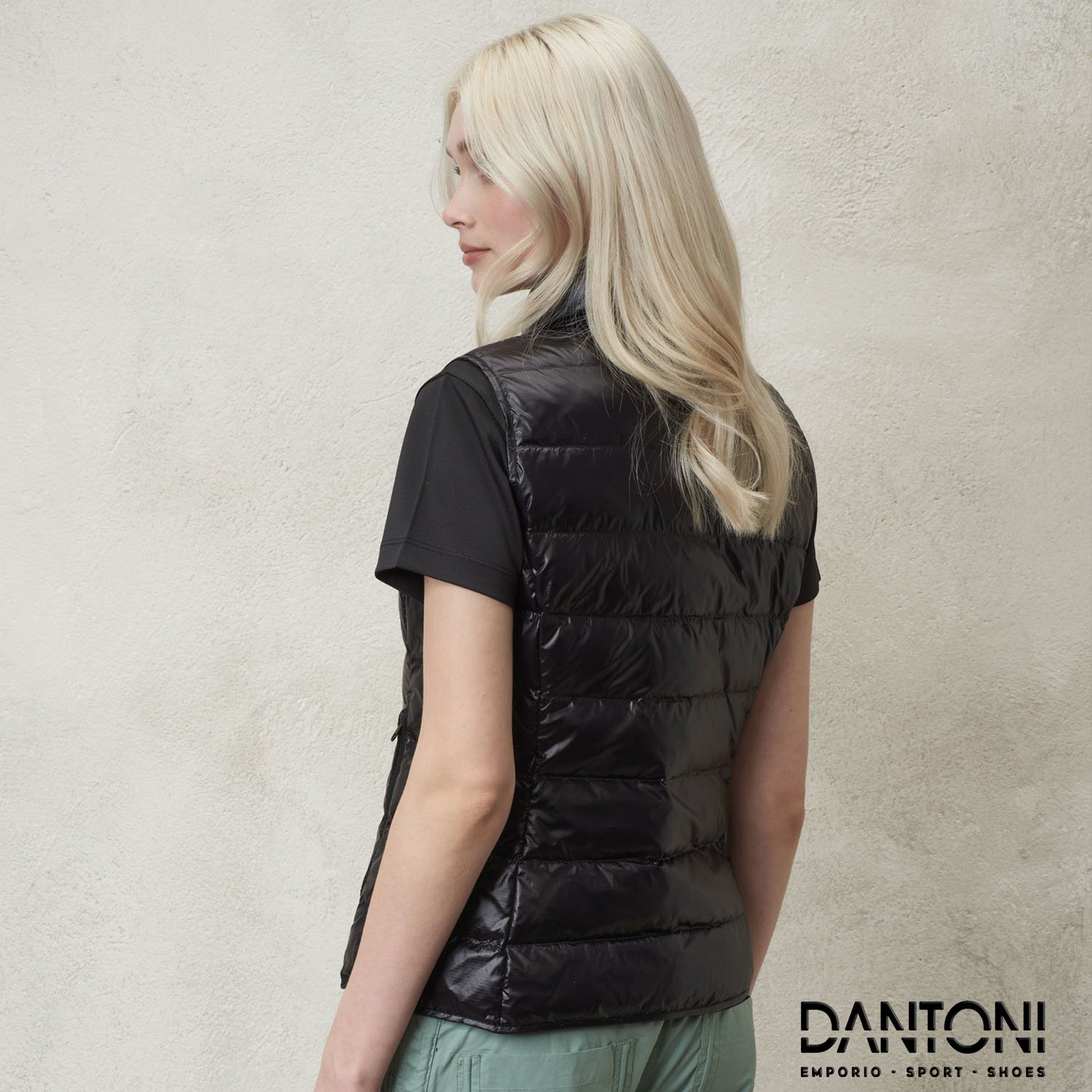 MAYAN STRIPED VEST NERO - Dantoni Shop
