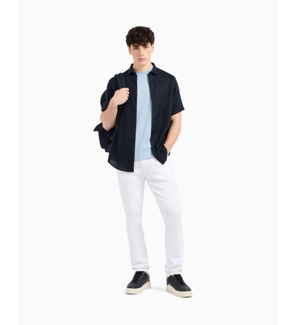 ARMANI EXCHANGE NAVY CASUAL SHIRT - Dantoni Shop
