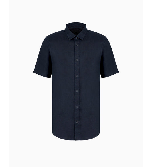 ARMANI EXCHANGE NAVY CASUAL SHIRT
