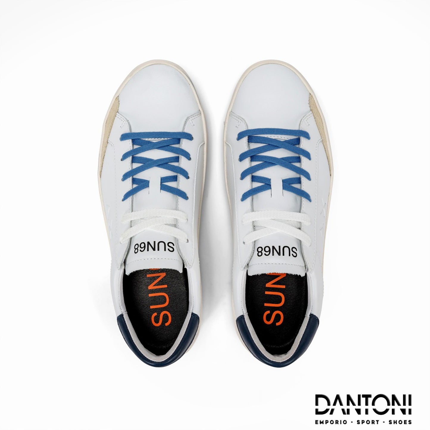 SCARPE UOMO BIANCO/BLU - Dantoni Shop