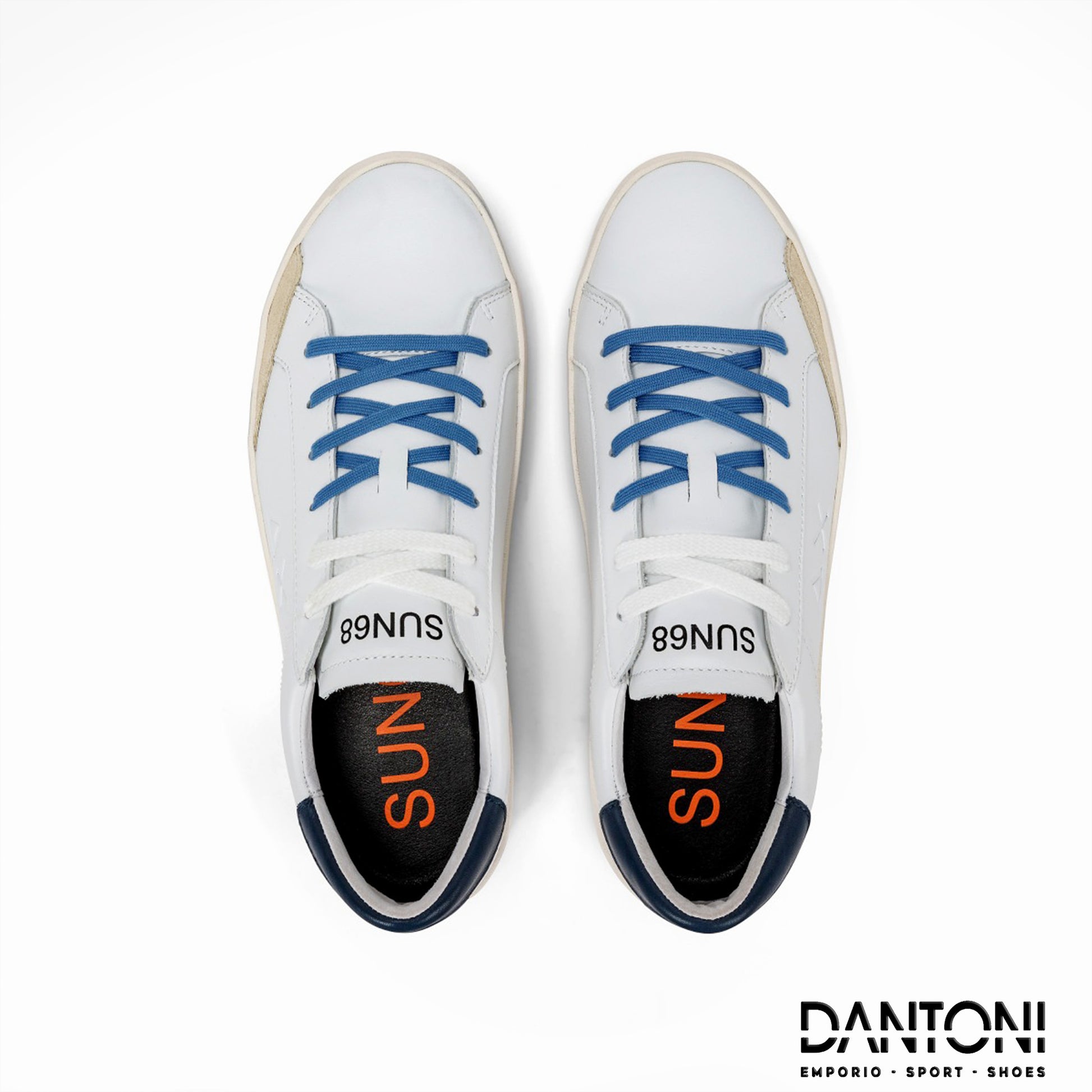 SCARPE UOMO BIANCO/BLU - Dantoni Shop