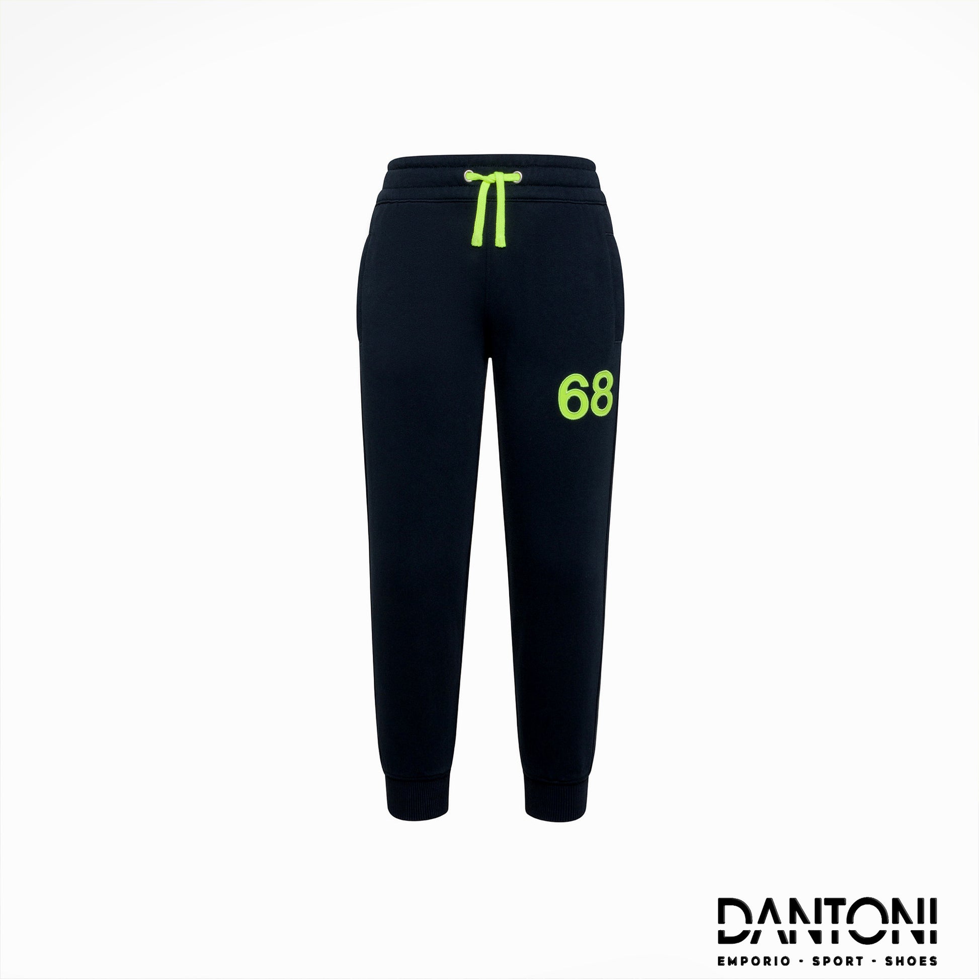 BOY'S PANT LONG FLUO COTT.FL. NAVY BLUE - Dantoni Shop