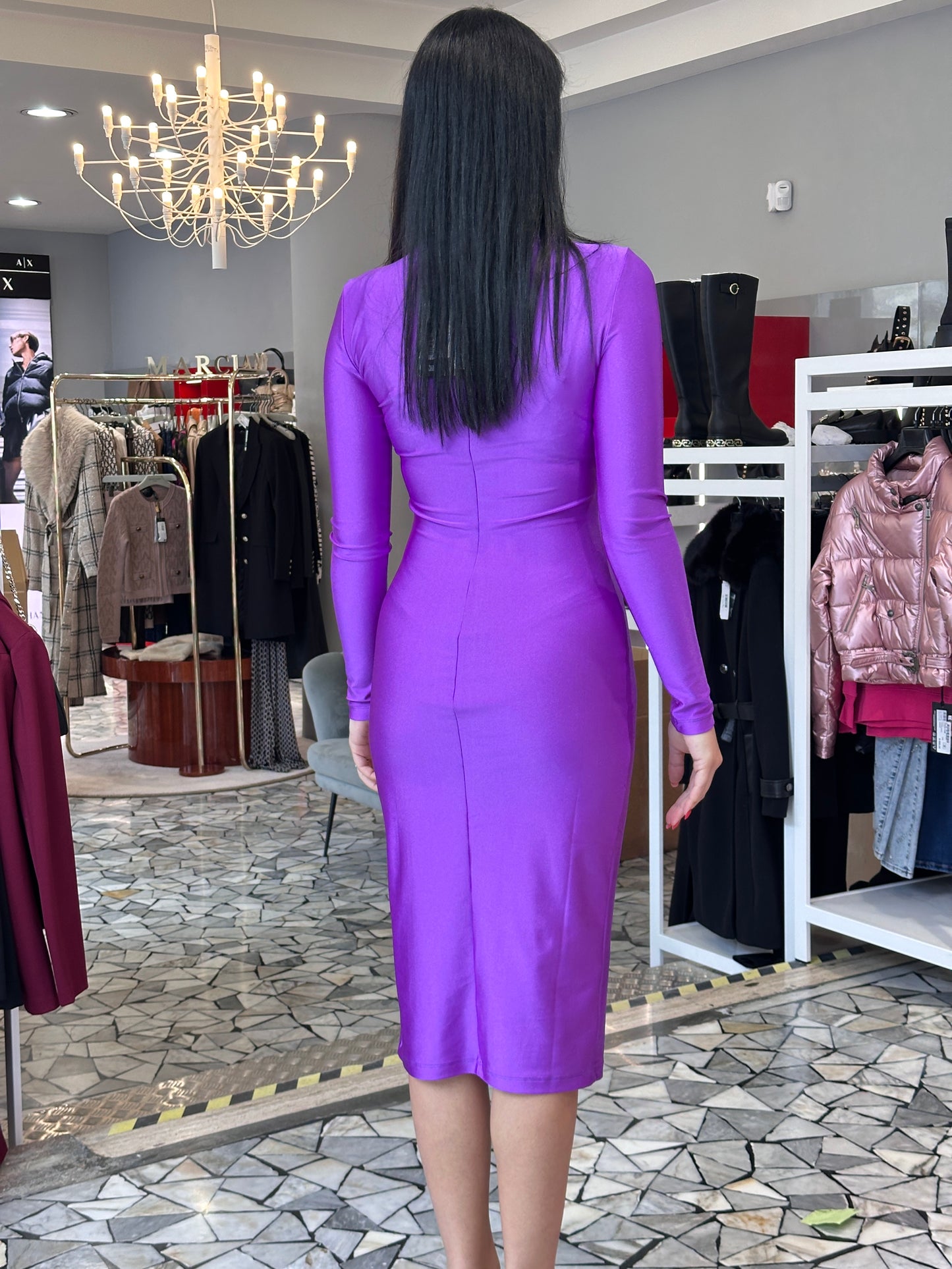 YCRA KIMONO - JUST CAVALLI DRESS - VIOLA