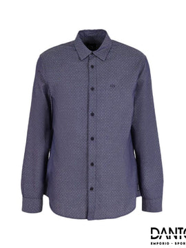 CAMICIE COT POIS BLU ARMANI
