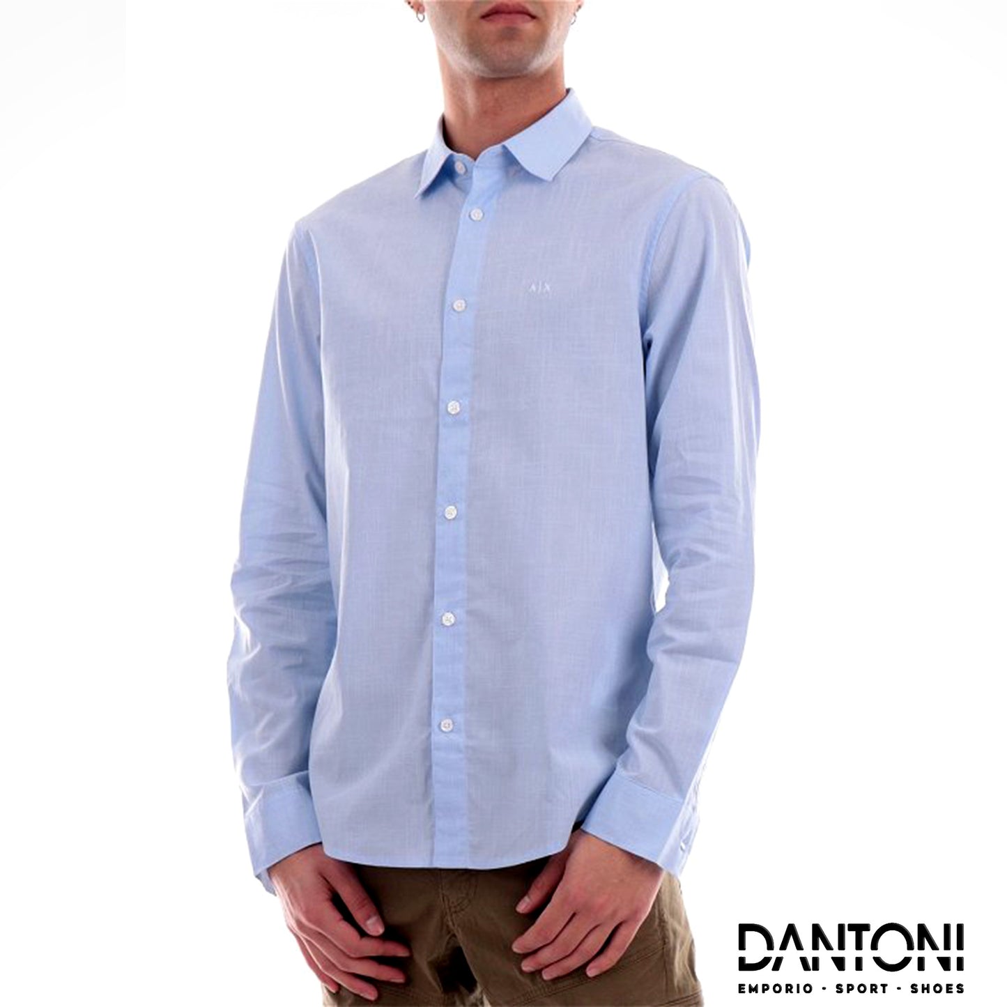 Camicia Cotne FA - Celeste - Dantoni Shop