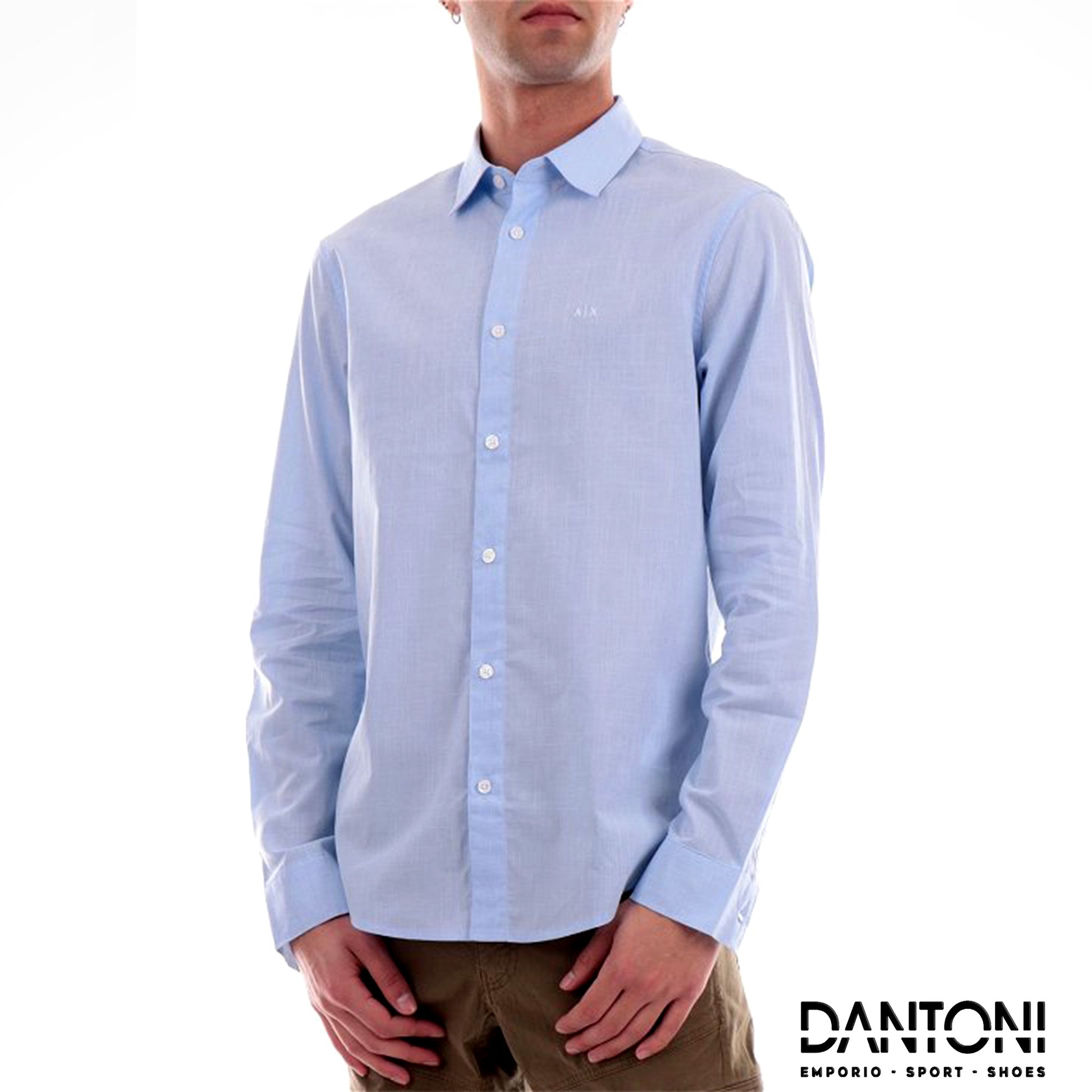 Camicia Cotne FA - Celeste - Dantoni Shop