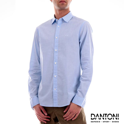 Camicia Cotne FA - Celeste - Dantoni Shop