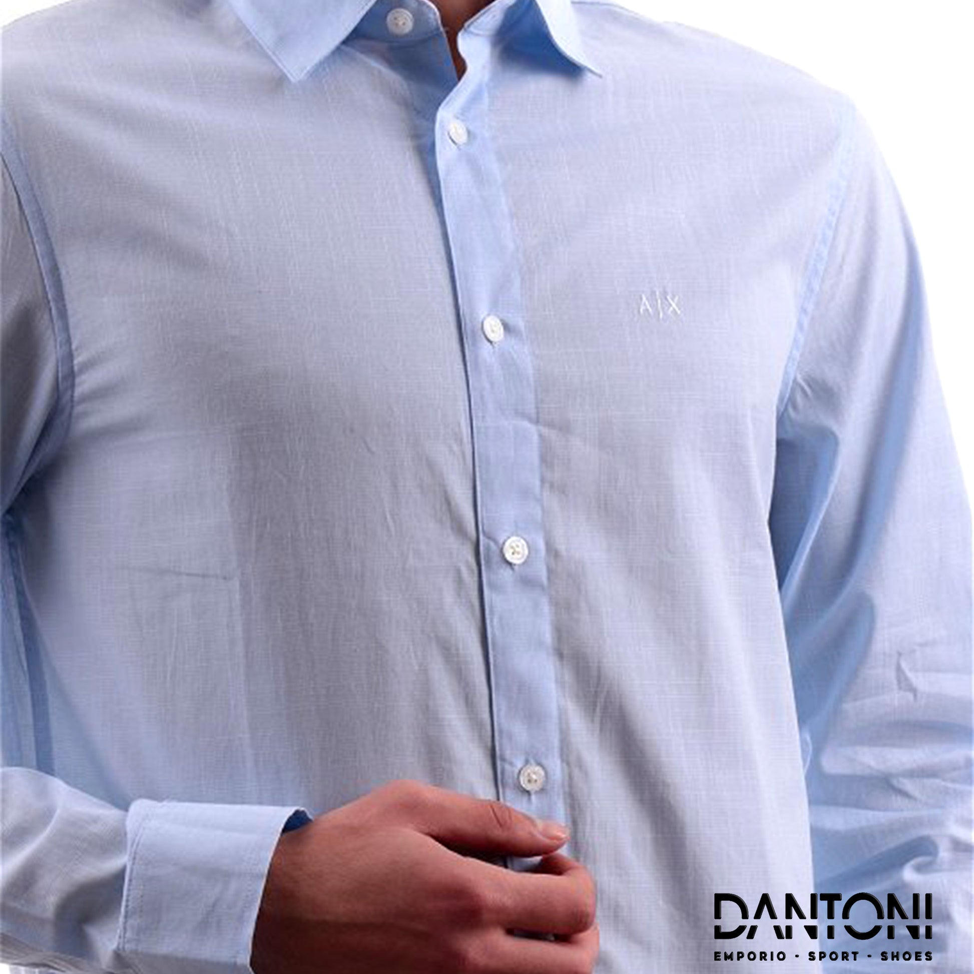 Camicia Cotne FA - Celeste - Dantoni Shop