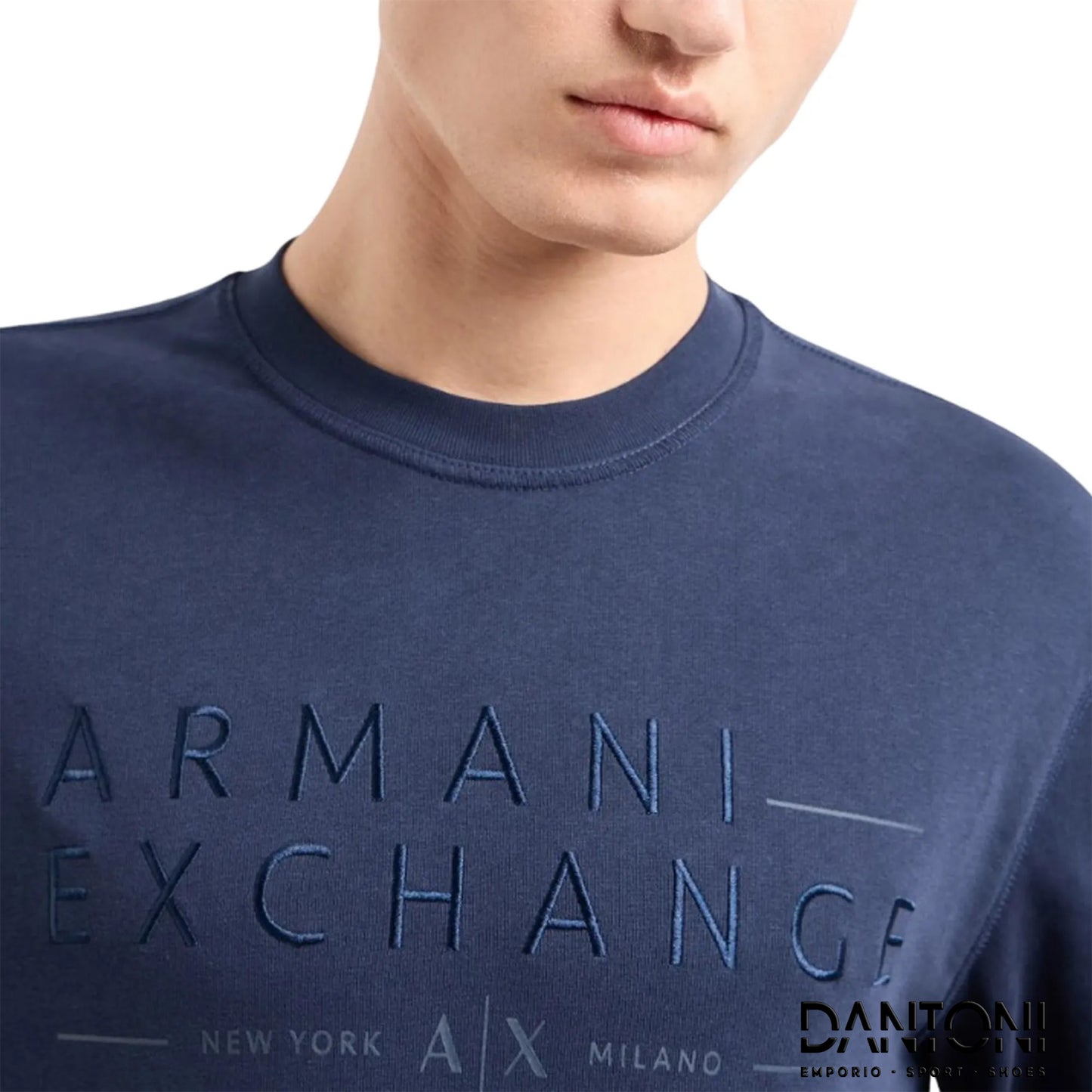 Felpa Armani Navy - Dantoni Shop