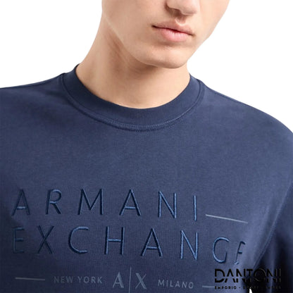 Felpa Armani Navy - Dantoni Shop