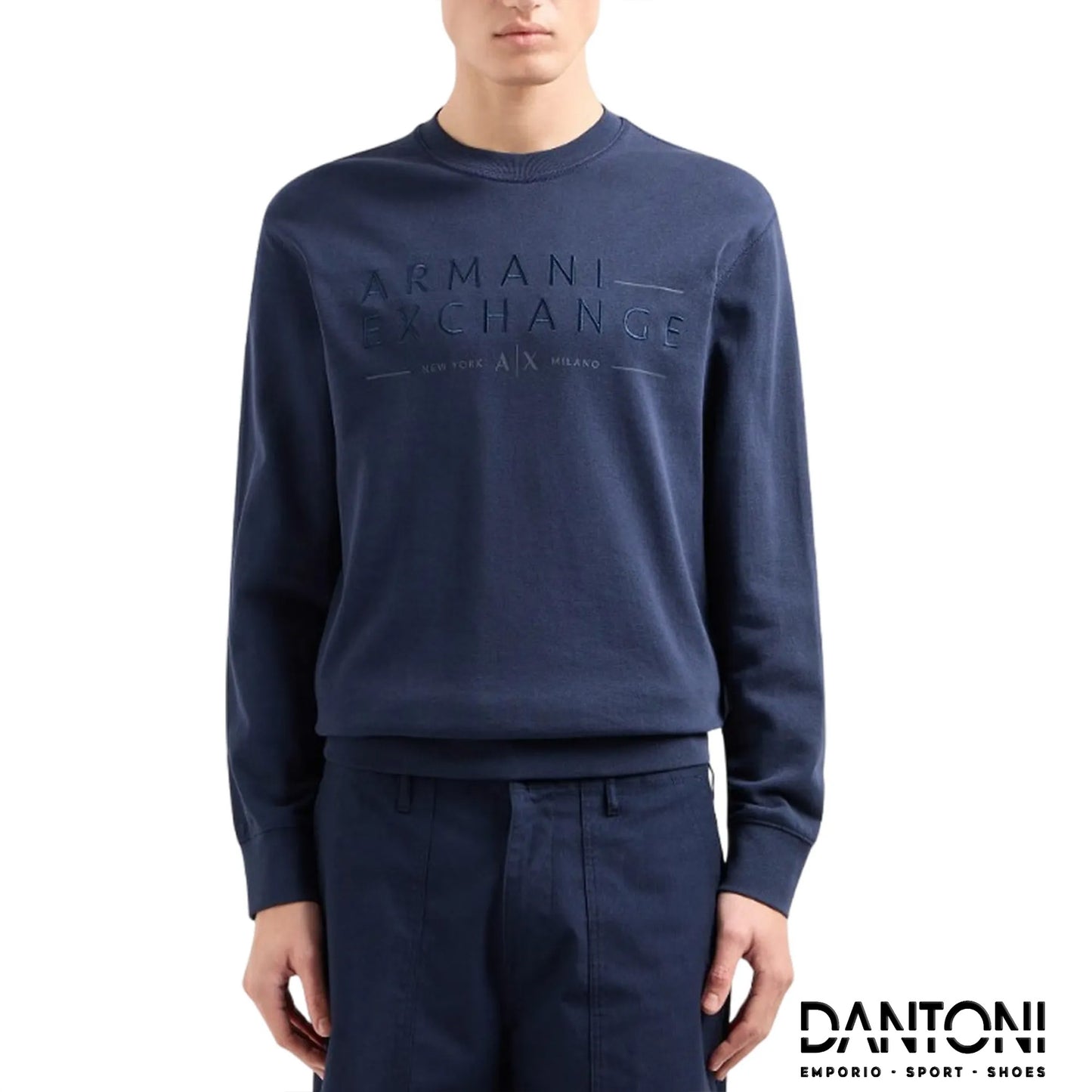 Felpa Armani Navy - Dantoni Shop