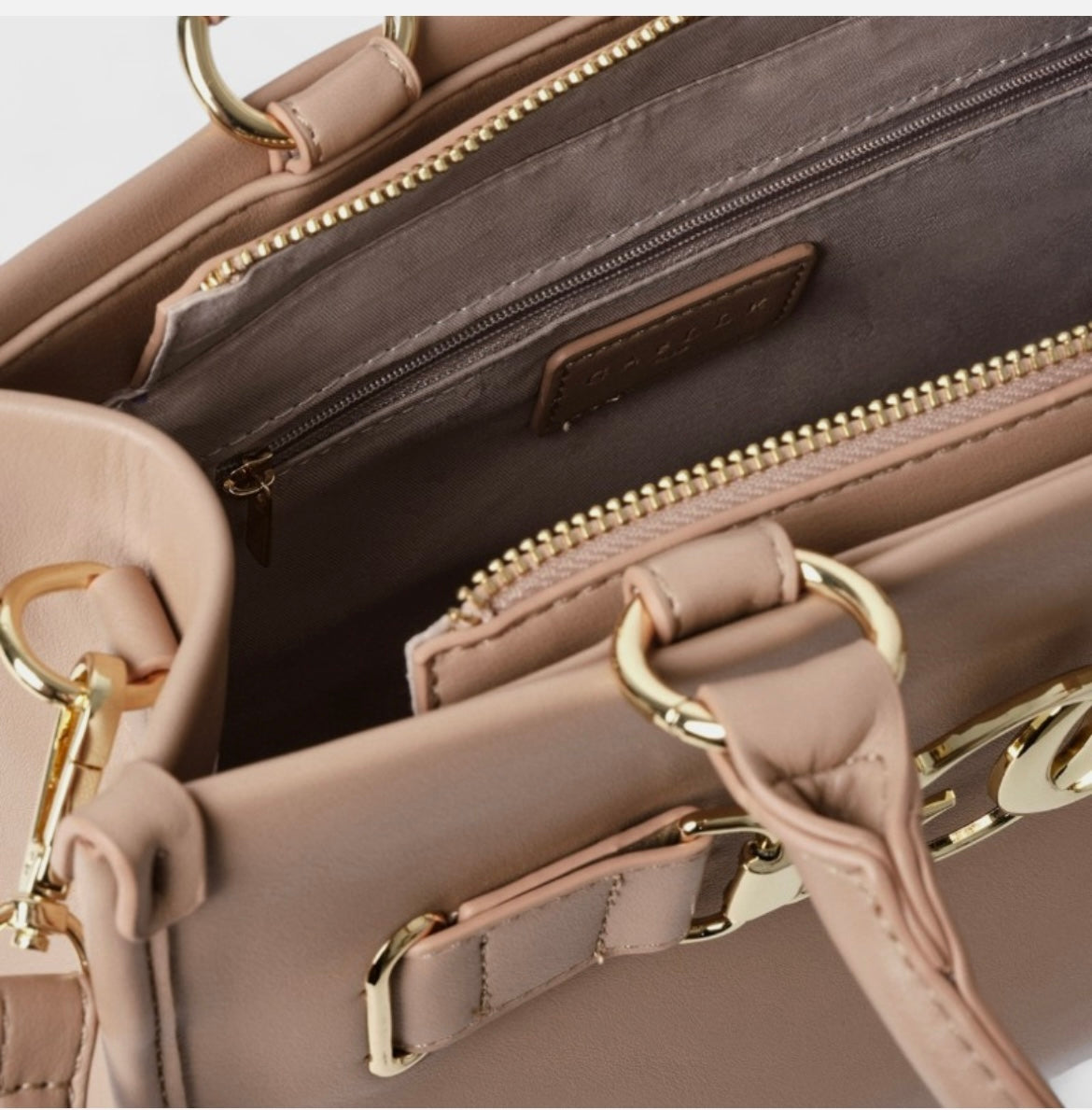 Borsa Gaelle cipria shopper reg