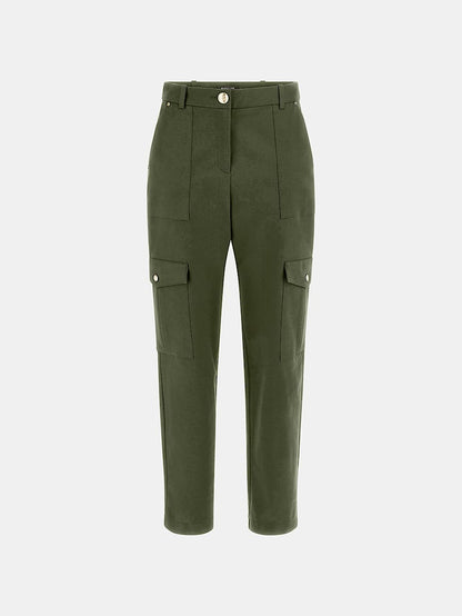 Pantaloni cargo a vita media marciano