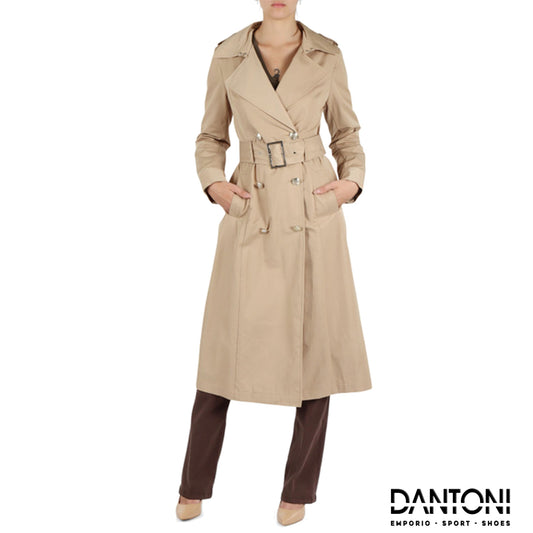 MARCIANO GUESS Trench lungo in misto cotone