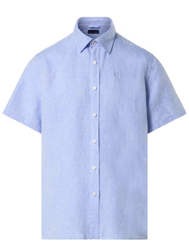 CAMICIA DI LINO NORTH SAILS CELESTE