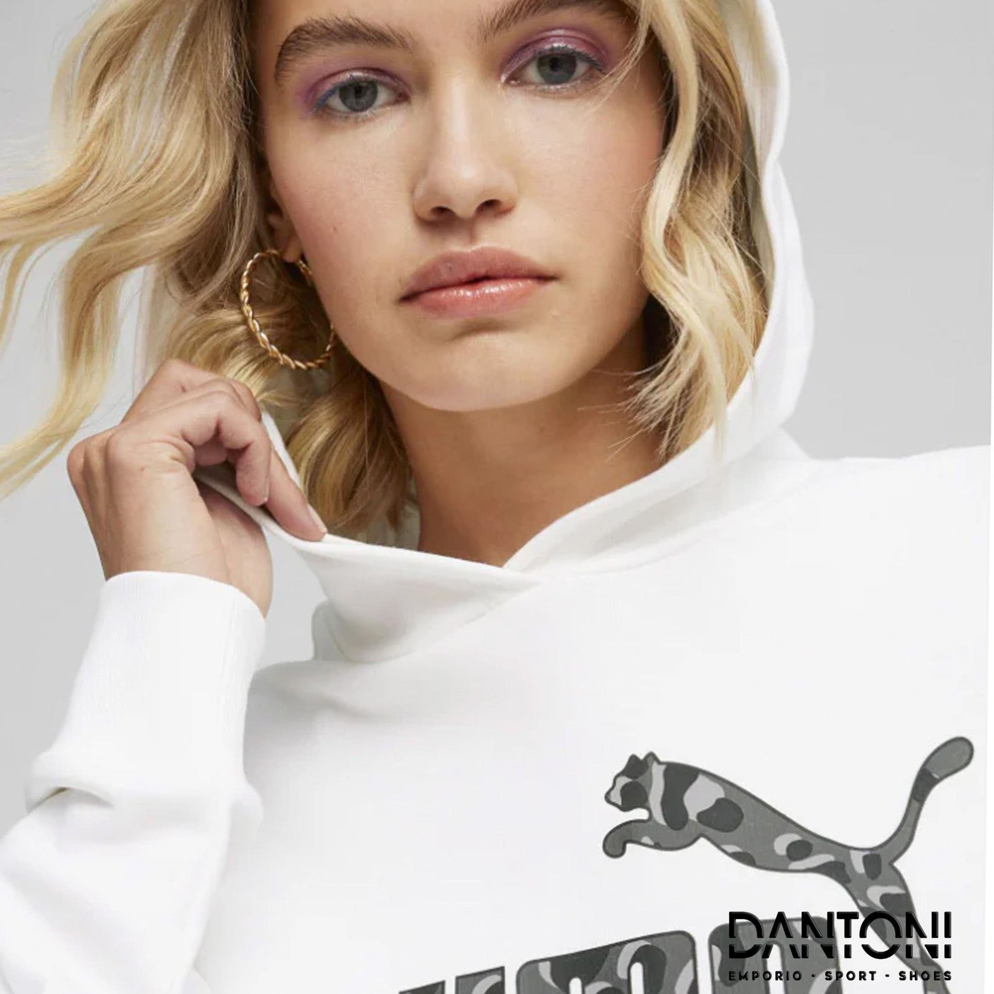 Puma Felpa ESS+ Animal da Donna BIANCO - Dantoni Shop