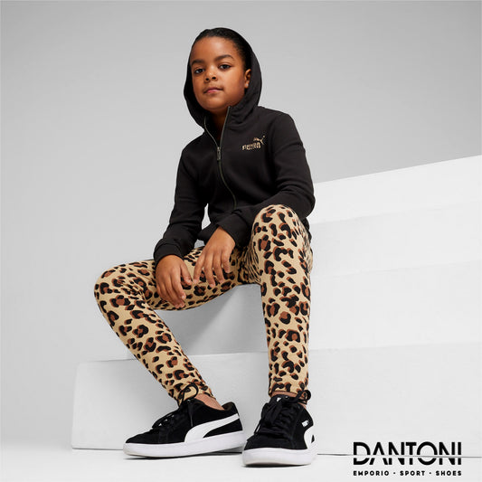 Felpa con cappuccio a zip ESS+ ANIMAL per ragazzi - Dantoni Shop