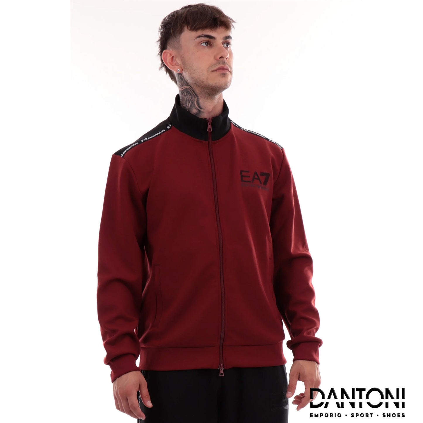 Felpa Emporio Armani bordeaux - Dantoni Shop