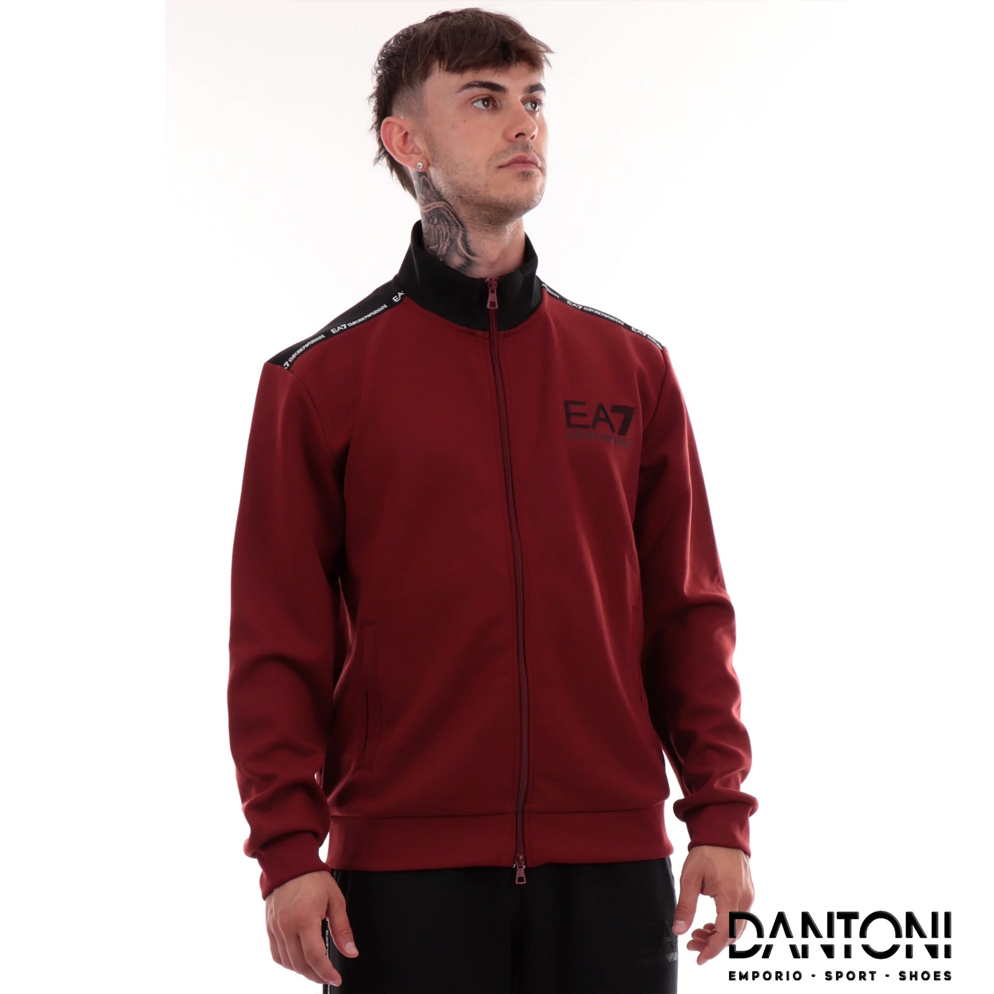 Felpa Emporio Armani bordeaux - Dantoni Shop