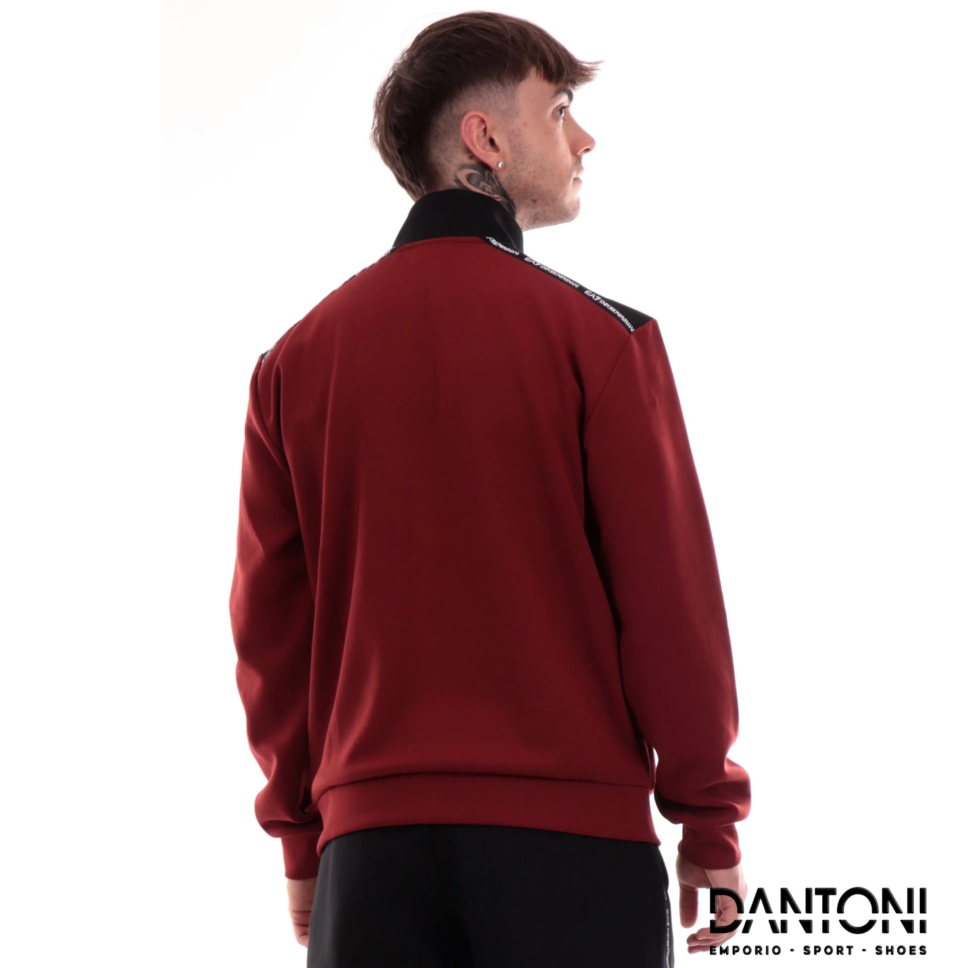 Felpa Emporio Armani bordeaux - Dantoni Shop