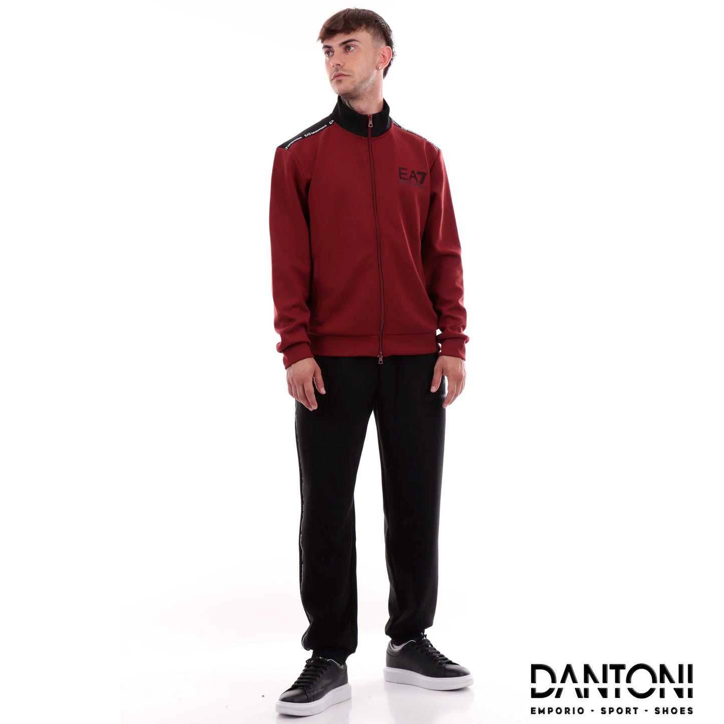 Felpa Emporio Armani bordeaux - Dantoni Shop