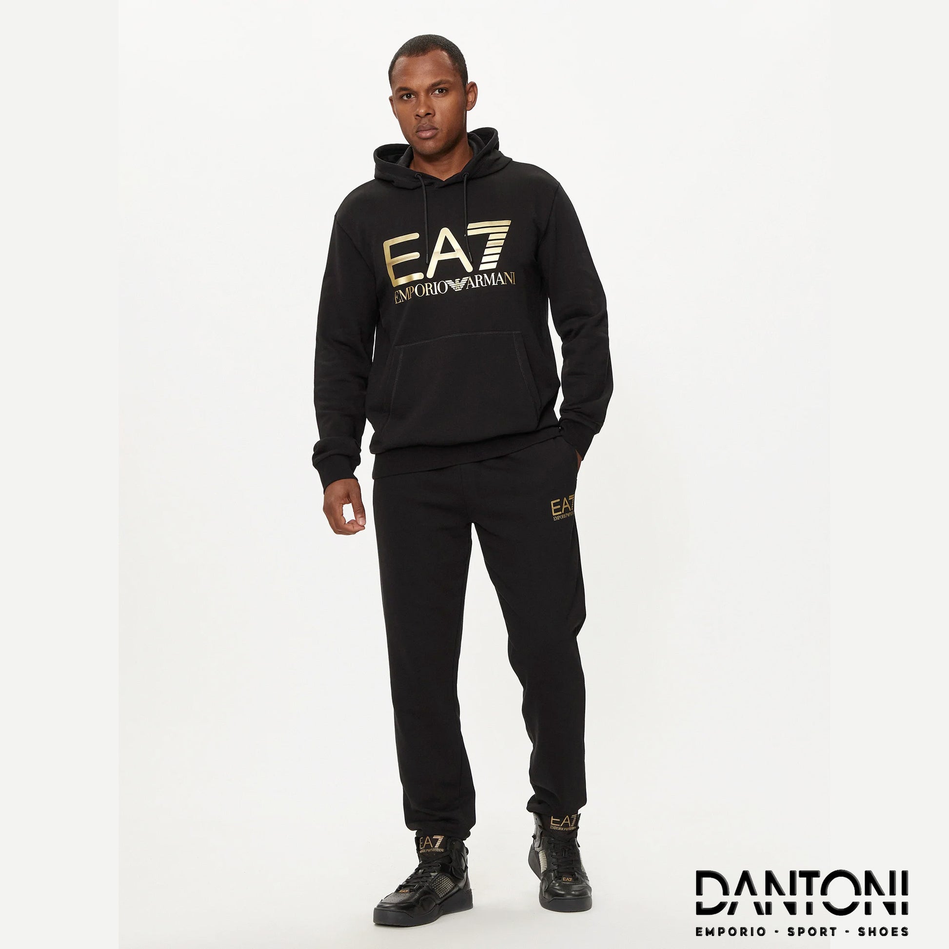 Felpa Nero Regular Fit - Dantoni Shop