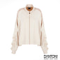 Felpa con zip Precious in misto modal stretch - Dantoni Shop