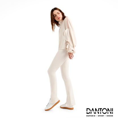 Felpa con zip Precious in misto modal stretch - Dantoni Shop