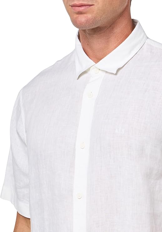 CAMICIA ARMANI EXCHANGE LINO BIANCO