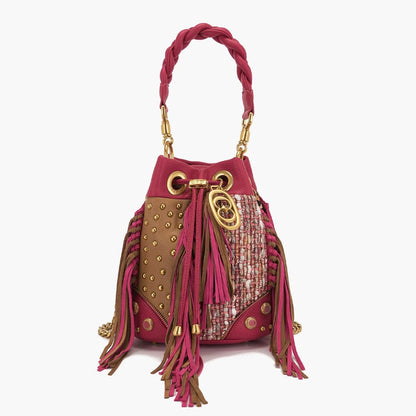 BORSA LA CARRIE LEGACY MULTI FUCSIA BUCKET BAG - Dantoni Shop