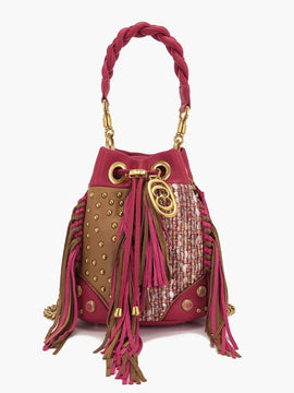 BORSA LA CARRIE LEGACY MULTI FUCSIA BUCKET BAG