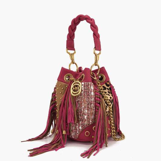 BORSA LA CARRIE LEGACY MULTI FUCSIA BUCKET BAG