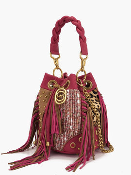 BORSA LA CARRIE LEGACY MULTI FUCSIA BUCKET BAG