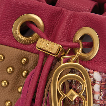 BORSA LA CARRIE LEGACY MULTI FUCSIA BUCKET BAG - Dantoni Shop